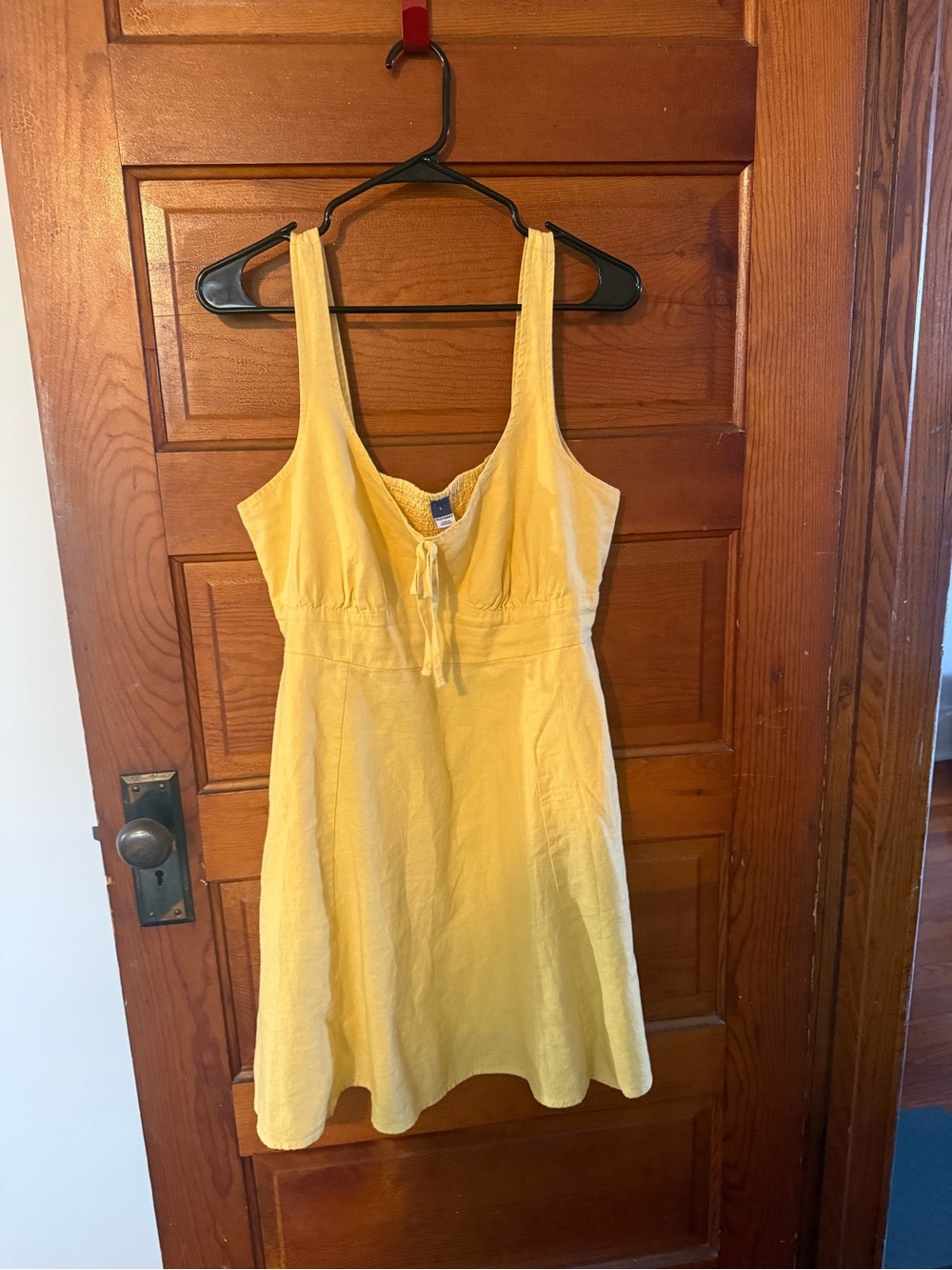 Old Navy Yellow Sundress with Tie Front